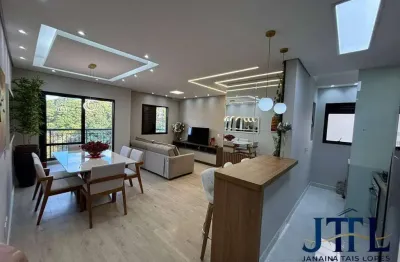 Apartamento reformado na granja viana – 75m², 3 quartos (1 suíte) e 2 vagas