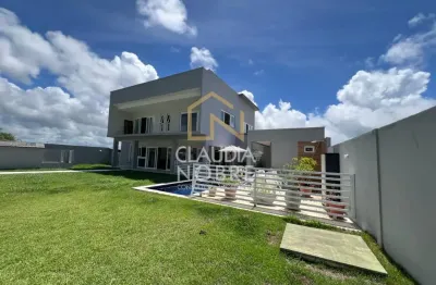 Casa completa em condomínio de alto padrão na barra de são miguel
