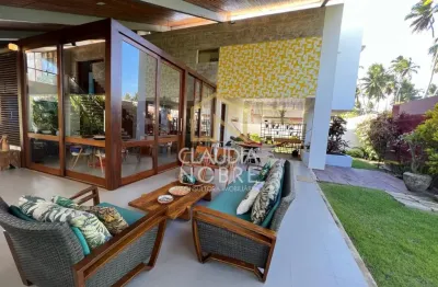 Casa em condomínio beira-mar com 4 suítes – maceió - al