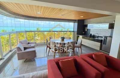 Apartamento beira-mar à venda com 279 m2, 4 suítes em ponta verde - maceió - al