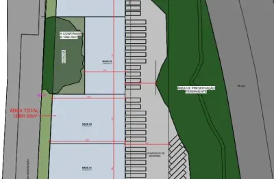 Barracão / Galpão / Depósito para alugar na Rua Sebastião Lemos, Fazenda Velha, Araucária