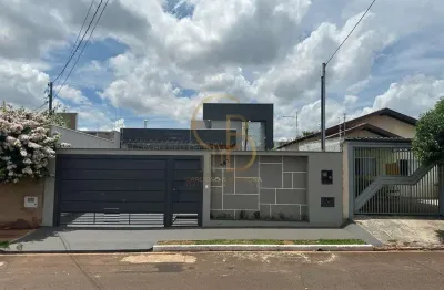 Casa térrea com excelente integração de ambientes e piscina