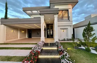Sobrado luxuoso e inteligente no exclusivo residencial amantini