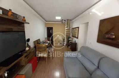 Cobertura duplex à venda com 159,00m² e 3 quartos em meier, rio de janeiro - rj