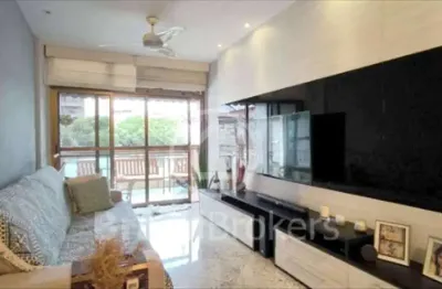 Apartamento de 2 quartos (2 suítes) com 107 m², varanda e vaga de garagem, dependência completa e a 4 minutos do shopping tijuca