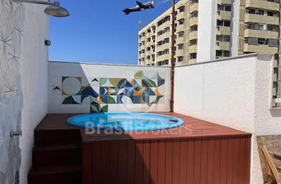 Cobertura duplex à venda com 125,00m² e 3 quartos em praça da bandeira, rio de janeiro - rj