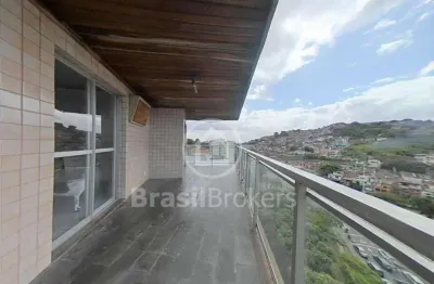 Cobertura à venda com 220,00m² e 3 quartos em maracanã, rio de janeiro - rj
