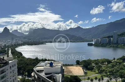 Apartamento à venda com 155,00m² e 4 quartos em lagoa, rio de janeiro - rj
