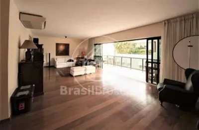 Apartamento à venda com 210,00m² e 4 quartos em lagoa, rio de janeiro - rj