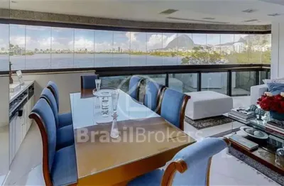 Cobertura à venda com 317,00m² e 4 quartos em lagoa, rio de janeiro - rj