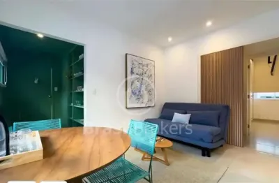 Apartamento  quarto e sala  à venda, 60 m² na leblon,rio de janeiro/rj
