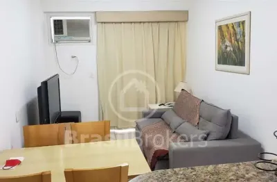 Flat com 1 quarto à venda na Rua Custódio Serrão, Lagoa, Rio de Janeiro