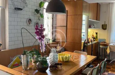 Apartamento à venda com 101,00m² e 3 quartos em humaitá, rio de janeiro - rj