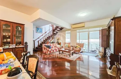 Cobertura duplex à venda com 241,00m² e 4 quartos em urca, rio de janeiro - rj