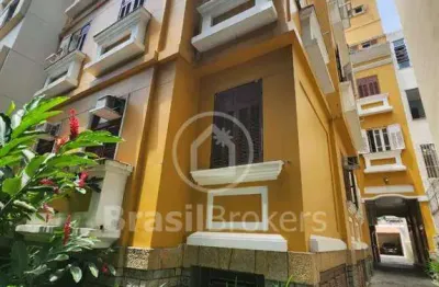 Apartamento à venda com 130,00m² e 4 quartos em laranjeiras, rio de janeiro - rj