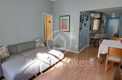 Apartamento à venda com 71m² e 2 quartos em laranjeiras - rio de janeiro - rj