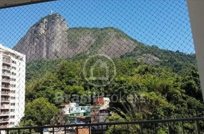 Rua humaitá, apartamento 2 quartos, sendo 1 suíte, 2 vagas de garagem e varandão com vista para o cristo