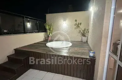 Cobertura com 2 quartos à venda na Rua Mapendi, Taquara, Rio de Janeiro
