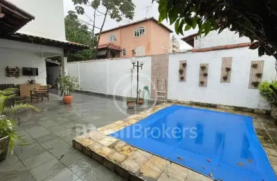 Casa de condomínio à venda com 348,00m² e 4 quartos em taquara, rio de janeiro - rj