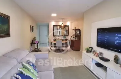 Apartamento à venda com 123,00m² e 3 quartos em anil, rio de janeiro - rj