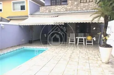 Casa de condomínio à venda com 605,00m² e 4 quartos em anil, rio de janeiro - rj