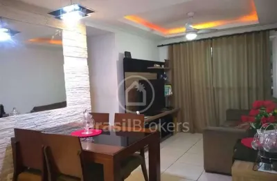 Apartamento à venda com 71,00m² e 3 quartos em tanque, rio de janeiro - rj