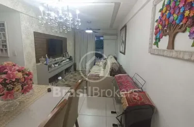 Apartamento belíssimo à venda com 88,00m² e 3 quartos em pechincha, rio de janeiro - rj