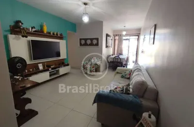 Apartamento à venda com 77,00m² e 3 quartos em tanque, rio de janeiro - rj