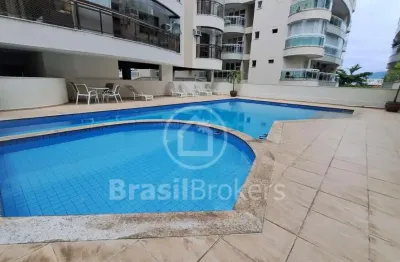 Freguesia! cobertura 3 quartos, 208 metros, 2 vagas e infraestrutura de lazer