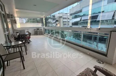 Apartamento em predio seminovo 3 quartos 2 suites com 167m² - jardim guanabara - rj