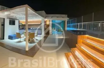 Cobertura duplex à venda com 400,00m² e 4 quartos em jardim guanabara, rio de janeiro - rj