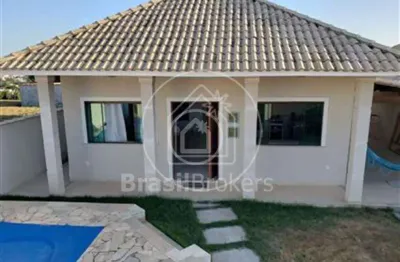 Casa de condomínio à venda com 119,00m² e 3 quartos em pontes leites, araruama - rj