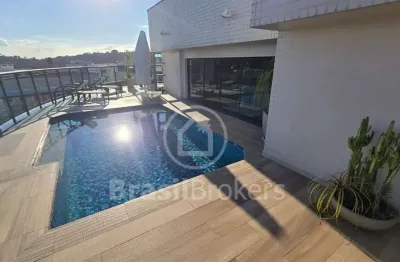 Cobertura linear cinematográfica no quebra coco com 606m² - jardim guanabara - rj
