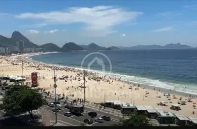 Espetacular cobertura na avenida atlântica de copacabana com vista par o mar