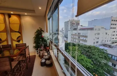 Leblon, 3 quartos, 2 suites, 2 vagas, predio exclusivo, 1 por andar, 153m2.