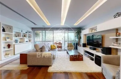 Apartamento à venda com 187,00m² e 3 quartos em lagoa, rio de janeiro - rj