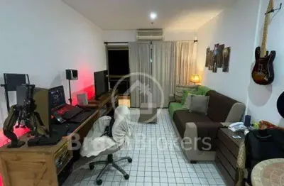 Flat à venda com 55,00m² e 1 quarto em lagoa, rio de janeiro - rj