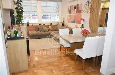 Apartamento à venda com 110,00m² e 3 quartos em copacabana, rio de janeiro - rj