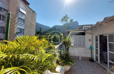 Cobertura duplex à venda com 180,00m² e 4 quartos em jardim botânico, rio de janeiro - rj