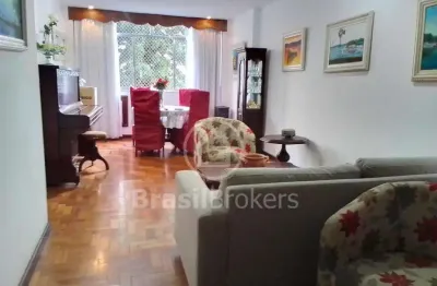 Apartamento à venda com 100,00m² e 3 quartos em laranjeiras, rio de janeiro - rj