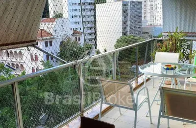 Apartamento à venda com 192,00m² e 4 quartos em cosme velho, rio de janeiro - rj