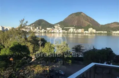 Apartamento na lagoa, 3 quartos, 100m², vista para a lagoa, 2 vagas.