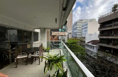 Apartamento à venda na quadra da praia do leblon com varanda!
