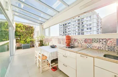 Cobertura à venda com 152,00m² e 3 quartos em botafogo, rio de janeiro - rj