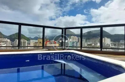 Cobertura à venda com 214,00m² e 3 quartos em botafogo, rio de janeiro - rj