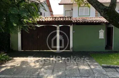 Casa com 3 quartos à venda no condomínio santa mônica town houses - barra da tijuca