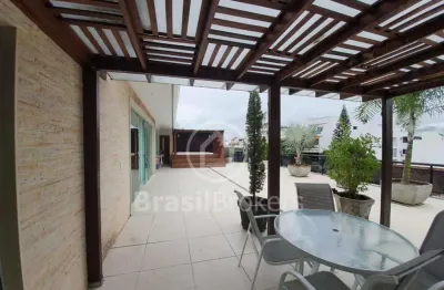 Cobertura à venda com 357,00m² e 4 quartos em recreio dos bandeirantes, rio de janeiro - rj