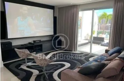 Cobertura duplex à venda com 589,00m² e 4 quartos em barra da tijuca, rio de janeiro - rj