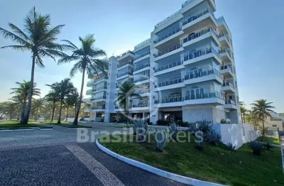 Apartamento exclusivo 225m² na av. lucio costa! vista mar, sol da manhã e 3 vagas - condomínio betton.