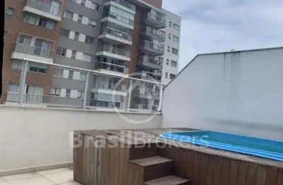 Cobertura duplex à venda com 142,00m² e 3 quartos em jacarepaguá, rio de janeiro - rj